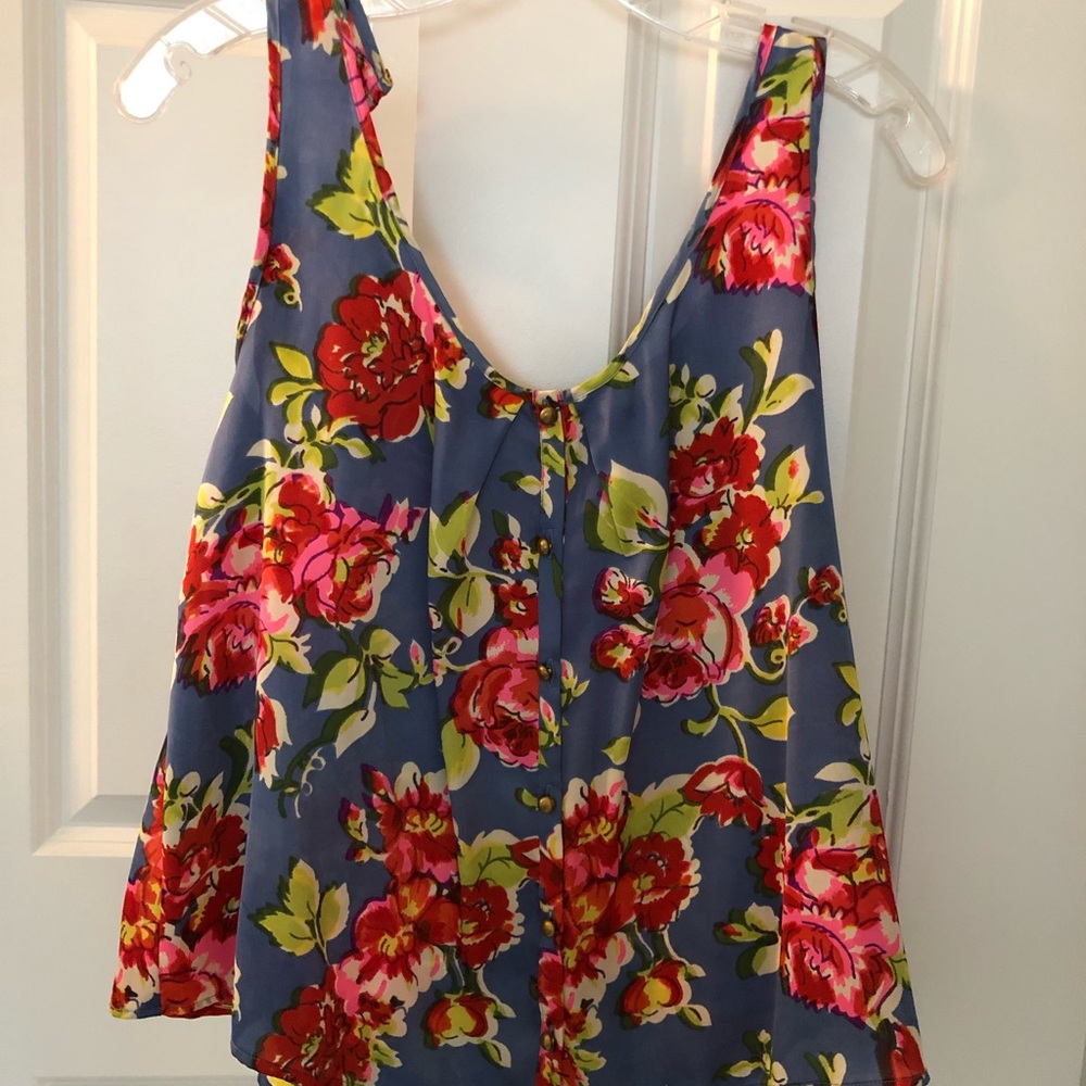 Patterson Kincaid floral tank, XS